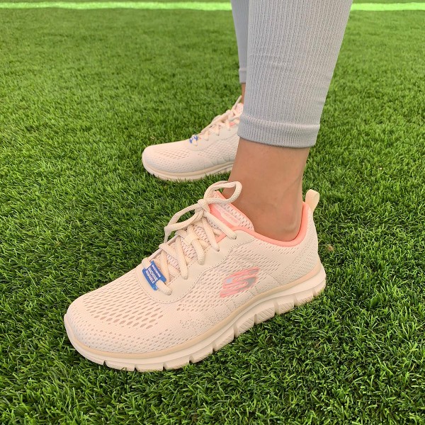 נעלי סקצרס לבן ורוד