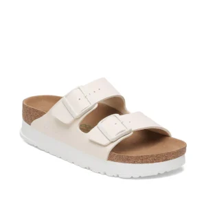 כפכפי אריזונה פלקס פלטפורם אגשל - Birkenstock Arizona PAP Flex Platform Eggshell