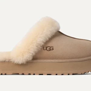 UGG DISQUETTE כפכפי פרווה - חום