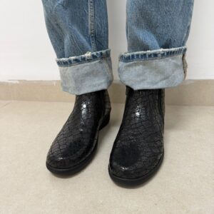 דגם מיכאלה- מגפון מבריק מנוחש / FLY-FOOT