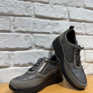 דגם לורין- סניקרס מוגבה עם רוכסן  / FLY-FOOT