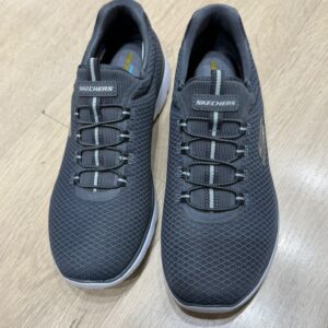 נעלי Skechers לנשים- אפור לבן