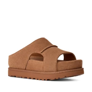 UGG Goldenstar Hi Cutout Slide Chestnut כפכפי אגג גולדנסטאר לנשים