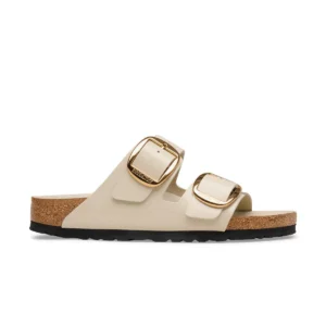 Birkenstock Arizona Big Buckle High Shine Oyster כפכפי בירקנשטוק אריזונה לנשים